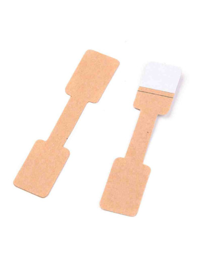 Etiquetas adhesivas. Rectángulo. Color Perú. 60x13 milímetros. 50 unidades (aproximado).