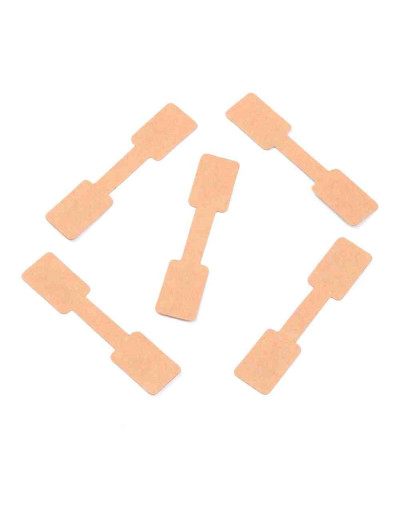 Etiquetas adhesivas. Rectángulo. Color Perú. 60x13 milímetros. 50 unidades (aproximado).