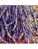 Calcedonia. Multicolor (2). 10 milímetros diámetro. 1 mm perforación. 35 unidades hilo (aproximado).