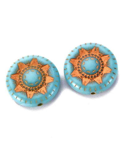 Estilo antiguo (8). Moneda. 17x6 milímetros. 1 mm perforación. 15 unidades.