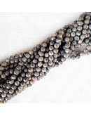 Jásper Picasso. 06 milímetros diámetro. 1 mm perforación. 60 unidades hilo (aproximado). Jásper Picasso. 06 milímetros diámetro. 1 mm perforación. 60 unidades hilo (aproximado).