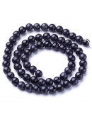 Aventurina azul. 12 milímetros diámetro. 1 mm perforación. 30 unidades hilo (aproximado).