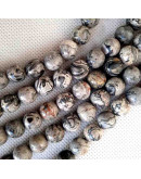 Jásper Picasso. 10 milímetros diámetro. 1 mm perforación. 35 unidades hilo (aproximado). Jásper Picasso. 10 milímetros diámetro. 1 mm perforación. 35 unidades hilo (aproximado).