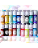 Pigmentos para resina. Color sólido. Set de 18 colores de 10 ml. 1 set. Pigmentos para resina. Color sólido. Set de 18 colores de 10 ml. 1 set.