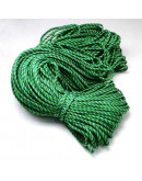 Poliéster+Spandex. Tipo Paracord. Color LIME GREEN. 4 mm ancho. Cordón plano. 5 metros.