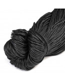 Hilo algodón encerado. Cola de rata. Color BLACK. 2 milímetros de grosor. 10 metros.