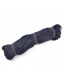 Hilo algodón encerado. Cola de rata. Color PRUSSIAN. 2 milímetros de grosor. 10 metros.