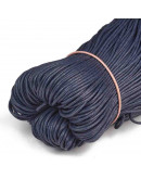 Hilo algodón encerado. Cola de rata. Color PRUSSIAN. 2 milímetros de grosor. 10 metros.