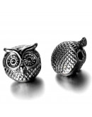 Buhos. Aleación cobre. Color Gunmetal. 11x11x9 milímetros. 1,5 mm perforación. 2 unidades.