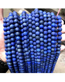 Lapislazuli. Mate. 10 milímetros díametro. 1 mm perforación. 35 unidades hilo (aproximadamente). Lapislazuli. Mate. 10 milímetros díametro. 1 mm perforación. 35 unidades hilo (aproximadamente).