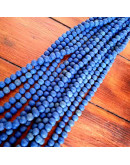 Lapislazuli. Mate. 10 milímetros díametro. 1 mm perforación. 35 unidades hilo (aproximadamente). Lapislazuli. Mate. 10 milímetros díametro. 1 mm perforación. 35 unidades hilo (aproximadamente).