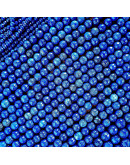 Lapislazuli. Faceteado. 10 milímetros diámetro. 1 mm perforación. 35 unidades hilo (aproximado). Lapislazuli. Faceteado. 10 milímetros diámetro. 1 mm perforación. 35 unidades hilo (aproximado).