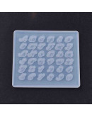Moldes de silicona. Para resina. Letras y números. 80x90x4 milímetros. 1 unidad. Moldes de silicona. Para resina. Letras y números. 80x90x4 milímetros. 1 unidad.