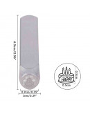 Stamp. Queque. Acero carbón. 65x10 milímetros. 6x5 mm impresión. 1 unidad. Stamp. Queque. Acero carbón. 65x10 milímetros. 6x5 mm impresión. 1 unidad.