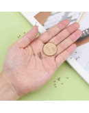 Crimp beads. Acero inoxidable. Color plateado. 2,5x1,5 mm. 1.50 mm agujero. 20 unidades