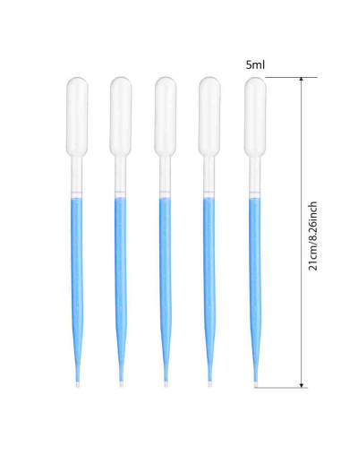 Pipetas plásticas. 210x14,5 milímetros. 5 ml capacidad. 4 unidades. Pipetas plásticas. 210x14,5 milímetros. 5 ml capacidad. 4 unidades.