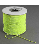 Hilo elástico. Green Yellow. Nylon+caucho. Alta resistencia. 1 milímetro de grosor.  5 metros.