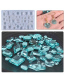Moldes de silicona. Para resina. Cabujones. +30 formas diferentes. 106x66x6 milímetros. 1 unidad. Moldes de silicona. Para resina. Cabujones. +30 formas diferentes. 106x66x6 milímetros. 1 unidad.