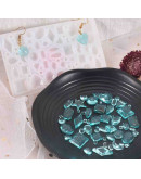 Moldes de silicona. Para resina. Cabujones. +30 formas diferentes. 106x66x6 milímetros. 1 unidad. Moldes de silicona. Para resina. Cabujones. +30 formas diferentes. 106x66x6 milímetros. 1 unidad.