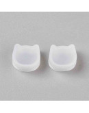 Moldes de silicona. Para resina. Aretes (2): Gato. 9x10x5 milímetros. 2 unidades. Moldes de silicona. Para resina. Aretes (2): Gato. 9x10x5 milímetros. 2 unidades.