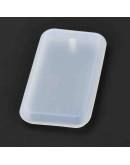 Moldes de silicona. Para resina. Rectángulo. 66x36x7,5 milímetros. 3 mm perforación. 1 unidad. Moldes de silicona. Para resina. Rectángulo. 66x36x7,5 milímetros. 3 mm perforación. 1 unidad.