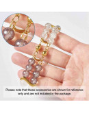 Wire guardians. Aleación de cobre. Color dorado. 4,5x4x1 mm. 0.50 mm perforación. 50 uds (aprox).