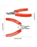 Pinza corte vertical. Corte fino. Acero inoxidable. 83 milímetros. 1 unidad. Pinza corte vertical. Corte fino. Acero inoxidable. 83 milímetros. 1 unidad.