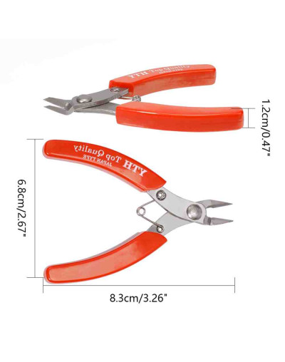 Pinza corte vertical. Corte fino. Acero inoxidable. 83 milímetros. 1 unidad.