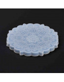 Moldes de silicona. Para resina. Mandala. 127x9 milímetros. 1 unidad.