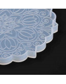 Moldes de silicona. Para resina. Mandala. 127x9 milímetros. 1 unidad.