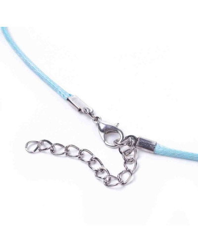 Piel de serpiente. Varios colores. 2 milímetros grosor. 450 mm largo. Cierre de aleación. 5 uds.