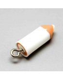 Lápiz de colores. Resina+Aleación de cobre. Color plateado. 24x7,5 mm. 2 mm perforación. 2 uds. Lápiz de colores. Resina+Aleación de cobre. Color plateado. 24x7,5 mm. 2 mm perforación. 2 uds.