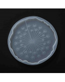 Moldes de silicona. Para resina. Posavasos. 125x128x9,5 milímetros. 1 unidad. Moldes de silicona. Para resina. Posavasos. 125x128x9,5 milímetros. 1 unidad.