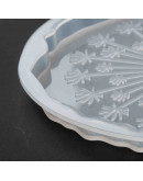 Moldes de silicona. Para resina. Posavasos. 125x128x9,5 milímetros. 1 unidad. Moldes de silicona. Para resina. Posavasos. 125x128x9,5 milímetros. 1 unidad.