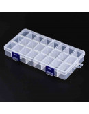 Organizador. 24 divisiones. 22x11x3 centímetros. Divisiones de 3,4x2,5 cm. 1 unidad. Organizador. 24 divisiones. 22x11x3 centímetros. Divisiones de 3,4x2,5 cm. 1 unidad.
