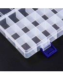 Organizador. 24 divisiones. 22x11x3 centímetros. Divisiones de 3,4x2,5 cm. 1 unidad. Organizador. 24 divisiones. 22x11x3 centímetros. Divisiones de 3,4x2,5 cm. 1 unidad.