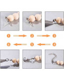 Tapa nudos Aleación de cobre Color plateado 8x4 milímetros 1.5 mm agujero 200 ud (aprox) Tapa nudos Aleación de cobre Color plateado 8x4 milímetros 1.5 mm agujero 200 ud (aprox)