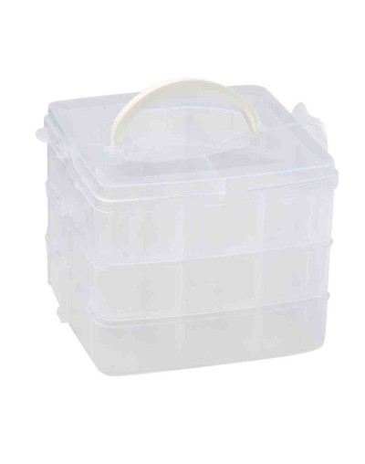 Organizador. 18 divisiones. 15,5x16x13 centímetros. División: 4,8x5,1x7,2 cm. 1 set. Organizador. 18 divisiones. 15,5x16x13 centímetros. División: 4,8x5,1x7,2 cm. 1 set.