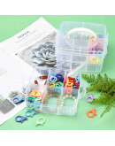 Organizador. 18 divisiones. 15,5x16x13 centímetros. División: 4,8x5,1x7,2 cm. 1 set. Organizador. 18 divisiones. 15,5x16x13 centímetros. División: 4,8x5,1x7,2 cm. 1 set.