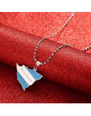 Mapa Nicaragua. Aleación+Esmalte. Baño Plata. 22x20x2,5 mm. 2x3 mm cierre. 1 unidad. Mapa Nicaragua. Aleación+Esmalte. Baño Plata. 22x20x2,5 mm. 2x3 mm cierre. 1 unidad.