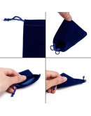 Bolsa de regalo. Terciopelo. Color rojo. Cierre con cordón. 90x70 milímetros. 4 unidades. Bolsa de regalo. Terciopelo. Color rojo. Cierre con cordón. 90x70 milímetros. 4 unidades.