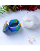 Moldes de silicona. Para resina. Caja hexagonal. 80x90x37 milímetros. 1 set. Moldes de silicona. Para resina. Caja hexagonal. 80x90x37 milímetros. 1 set.