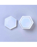 Moldes de silicona. Para resina. Caja hexagonal. 80x90x37 milímetros. 1 set. Moldes de silicona. Para resina. Caja hexagonal. 80x90x37 milímetros. 1 set.