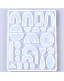 Moldes de silicona. Para resina. 29 formas diferentes. 159x127x9 milímetros. 1 unidad. Moldes de silicona. Para resina. 29 formas diferentes. 159x127x9 milímetros. 1 unidad.
