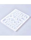 Moldes de silicona. Para resina. 29 formas diferentes. 159x127x9 milímetros. 1 unidad. Moldes de silicona. Para resina. 29 formas diferentes. 159x127x9 milímetros. 1 unidad.