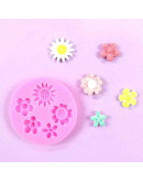 Moldes de silicona calidad alimentaria. Para resina y alimentos. Flores. 64x8 milímetros. 1 unidad. Moldes de silicona calidad alimentaria. Para resina y alimentos. Flores. 64x8 milímetros. 1 unidad.