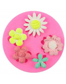 Moldes de silicona calidad alimentaria. Para resina y alimentos. Flores. 64x8 milímetros. 1 unidad. Moldes de silicona calidad alimentaria. Para resina y alimentos. Flores. 64x8 milímetros. 1 unidad.