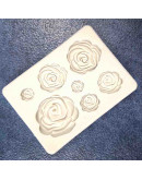 Moldes de silicona calidad alimentaria. Para resina y alimentos. Rosas. 62x88 milímetros. 1 unidad. Moldes de silicona calidad alimentaria. Para resina y alimentos. Rosas. 62x88 milímetros. 1 unidad.