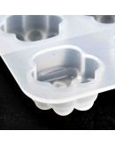 Moldes de silicona. Para resina. Huellas de gato. 50x54x11 milímetros. 1 unidad. Moldes de silicona. Para resina. Huellas de gato. 50x54x11 milímetros. 1 unidad.