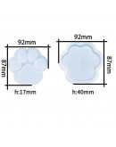 Moldes de silicona. Para resina. Caja huella de gato. 87x92x40 milímetros. 1 set. Moldes de silicona. Para resina. Caja huella de gato. 87x92x40 milímetros. 1 set.